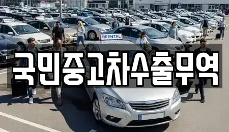경북 성주군 월항면 중고차 전문 국민중고차수출무역
