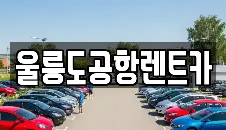 경북 울릉군 울릉읍 렌트카 전문 울릉도공항렌트카