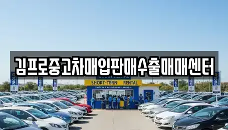 경북 칠곡군 약목면 중고차매입 전문 김프로중고차매입판매수출매매센터
