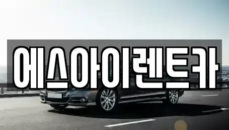 경북 포항시 북구 중앙동 렌트카 전문 에스아이렌트카