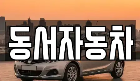 경상북도 청도군 각남면 중고차 전문 동서자동차