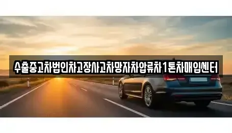 경상북도 청도군 각남면 중고차 전문 수출중고차법인차고장사고차망자차압류차1톤차매입센터