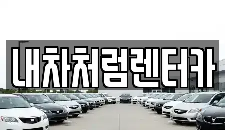 대구광역시 북구 조야동 렌트카 전문 내차처럼렌터카