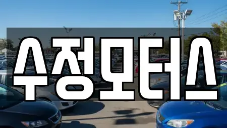 대전 서구 도안동 중고차 전문 수정모터스