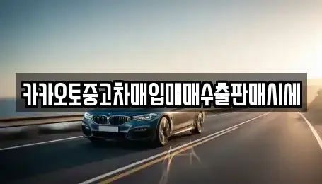서울 동대문구 이문동 중고차매입 전문 카카오토중고차매입매매수출판매시세