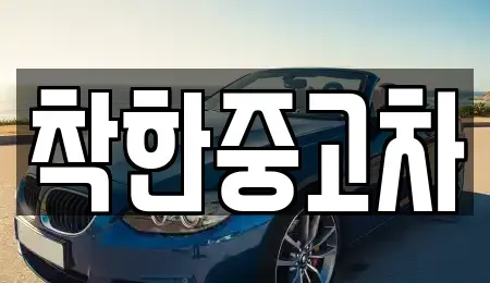 서울 송파구 잠실동 중고차 전문 착한중고차