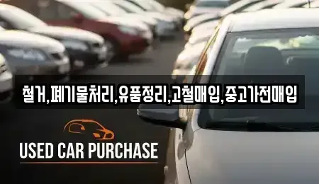 서울 송파구 잠실동 중고차매입 전문 철거,폐기물처리,유품정리,고철매입,중고가전매입