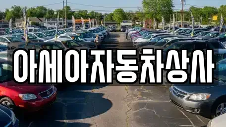 서울 중구 장충동1가 중고차매매 전문 아세아자동차상사