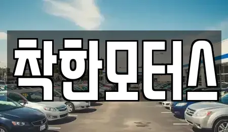 서울 중구 장충동1가 중고차매매 전문 착한모터스