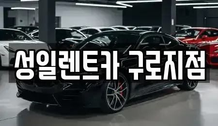 서울특별시 양천구 단기렌트카 전문 성일렌트카 구로지점