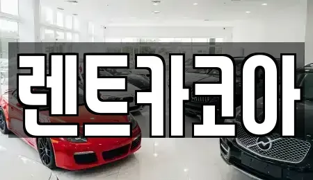 서울특별시 종로구 운니동 렌트카 전문 렌트카코아