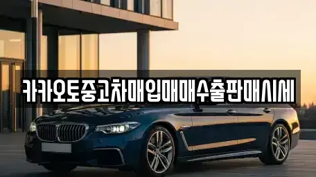 인천광역시 동구 송림동 중고차매입 전문 카카오토중고차매입매매수출판매시세