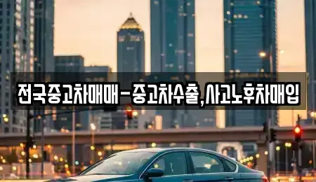 인천광역시 중구 송월동1가 중고차매입 전문 전국중고차매매-중고차수출,사고노후차매입