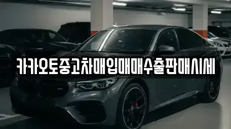 인천광역시 중구 송월동1가 중고차매입 전문 카카오토중고차매입매매수출판매시세