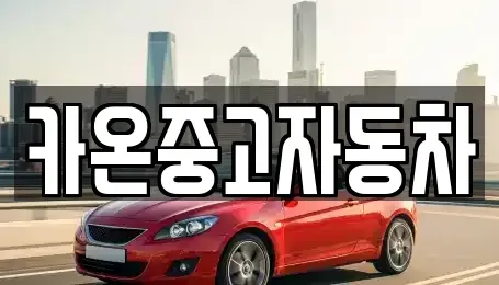 인천광역시 중구 신흥동2가 중고차매매 전문 카온중고자동차