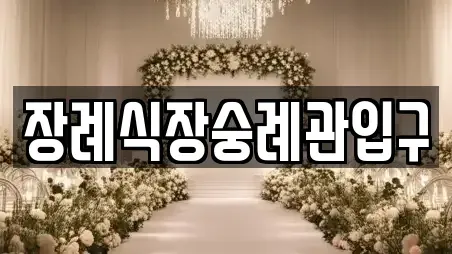 장례식장숭례관입구