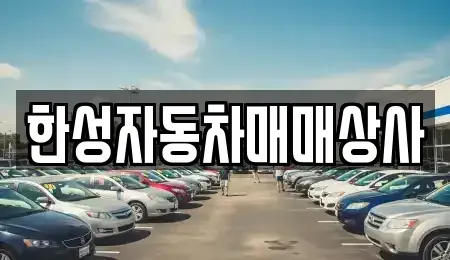 전남 나주시 중고차 전문 한성자동차매매상사