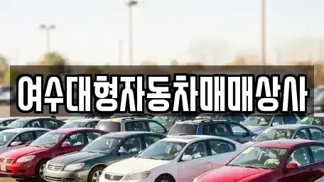 전라남도 여수시 월하동 중고차 전문 여수대형자동차매매상사