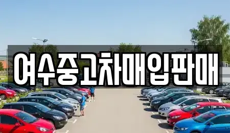 전라남도 여수시 월하동 중고차 전문 여수중고차매입판매