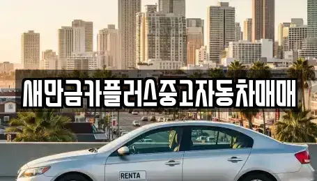 전북특별자치도 김제시 진봉면 중고차매매 전문 새만금카플러스중고자동차매매