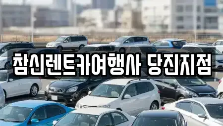 충남 당진시 시곡동 렌트카 전문 참신렌트카여행사 당진지점