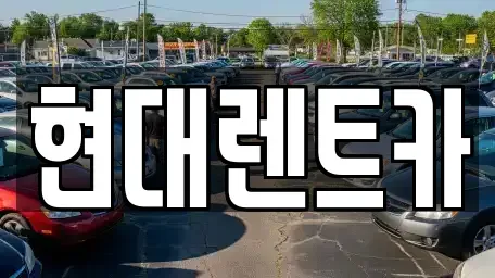 충남 아산시 실옥동 렌트카 전문 현대렌트카