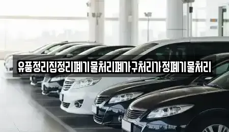 충북 영동군 용화면 중고차 전문 유품정리집정리폐기물처리폐가구처리가정폐기물처리