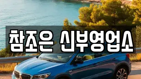 충청남도 천안시 단기렌트카 전문 참조은 신부영업소