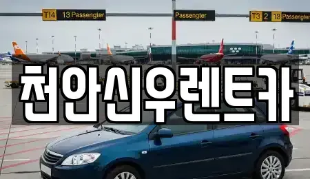 충청남도 천안시 단기렌트카 전문 천안신우렌트카